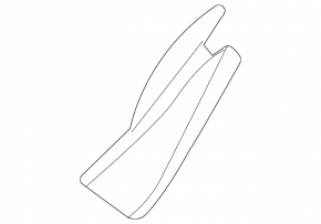 Right wiper grille seal Mazda CX-30 20- OEM