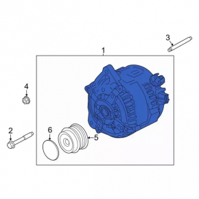Generator Ford Mustang mk6 15-17 3.7