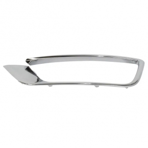 Left fog light frame Lincoln Nautilus 19-21 chrome