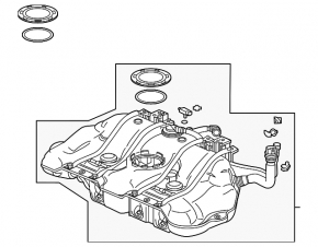 Fuel tank Honda Insight 19-22