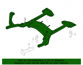 Subframe front Mini Cooper Countryman R60 10-16