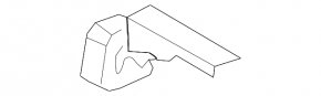 Muffler bracket center VW Passat b7 12-15 USA