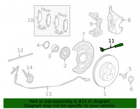 ABS sensor front left Infiniti QX30 17-19