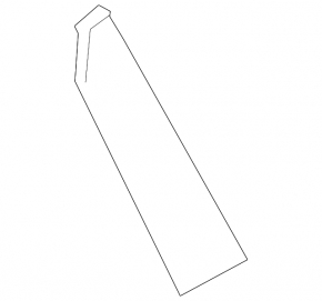 Footrest for BMW 5 F10 11-16 grey