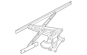 Window lifter with motor rear left Mitsubishi Outlander Sport ASX 10-24