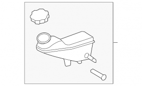 Kia Forte 19-24 GTZ reservoir with lid