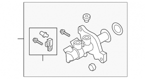 Audi Q3 83A 19-25 Brake Master Cylinder