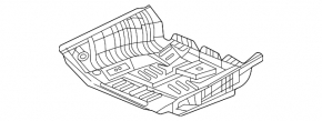 Trunk trough Honda CRV 20-22 hybrid