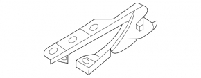 Hood hinge right Hyundai Sonata 20-22