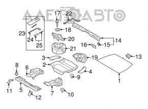 Foam for tools Subaru Forester 19-SK