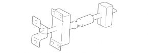 Front left door stop for Mercedes W211