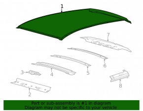 Metal roof for Lincoln MKC 15-19