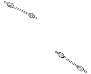 Drive axle rear right Ford Edge 19-24 rusty