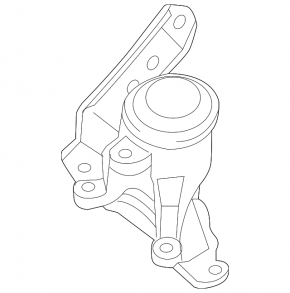 Right engine mount Nissan Murano z52 15- without bracket
