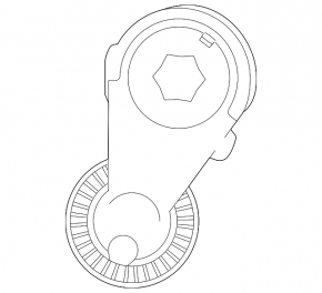 Tensioner pulley drive belt Infiniti QX50 19-20 70k