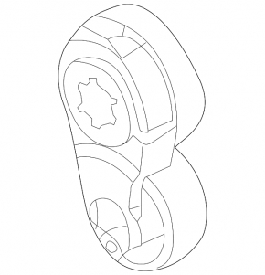Tensioner pulley drive belt Infiniti QX50 19-20