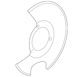 Brake Disc Cover Front Right Chevrolet Malibu 13-15 for R16