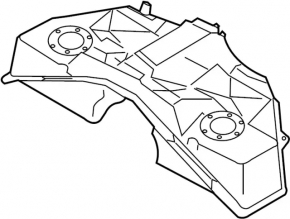 Fuel tank Infiniti G25 G37 4d 09-14