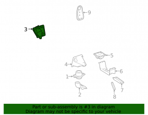 Right engine bracket for Mercedes W164 ML V6