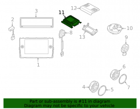 Audio amplifier VW Taos 22-25