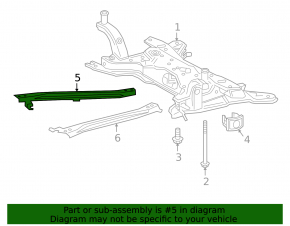Front subframe reinforcement right Toyota Prius 50 16-22