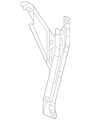 Hood lock plate Lexus LX 22-26