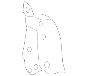 Front pillar bracket left Toyota Prius 50 Prime 20-22