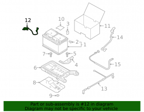 Battery terminal negative VW Atlas 18-