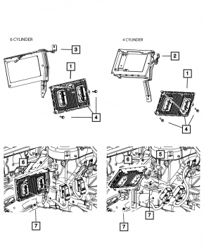 Chrysler 200 Engine Computer Mount 11-14