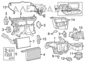 Motor heater fan Dodge Challenger 14-23 type 2