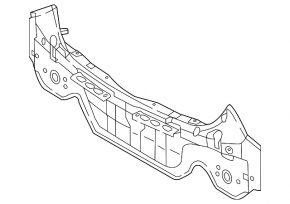 Rear panel of the Hyundai Elantra AD 19-20 on the body, black