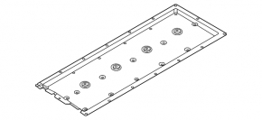 Central underbody protection for Nissan Ariya 23-25