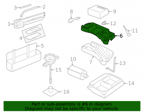 Foam plastic for compressor VW Touareg 11-17
