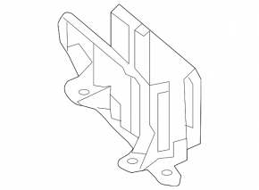 Lexus IS 14-20 right underhood fuse box housing
