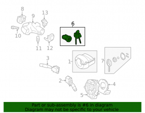 Ignition switch Subaru Forester 19-22 SK with key