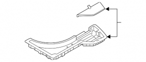 Trunk tray left Hyundai Ioniq 20-22 HEV