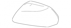 Left side mirror cover for Toyota Avalon 19-23