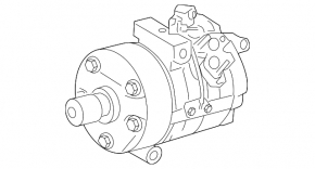Lexus GX470 03-09 Air Conditioning Compressor