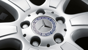Center cap for Mercedes W213 E 17-23 74/70mm disk blue