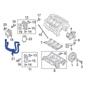 Ford Flex 09-19 Gearbox Cooling Tubes
