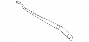 Right wiper arm for Mazda3 MPS 09-13