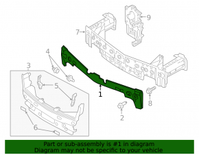 Mazda CX-3 16-21 Front Bumper Absorber