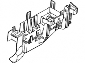 Ford Flex 13-19 Underhood Fuse Box Housing