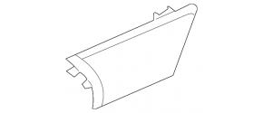 Ford Escape MK4 20-22 black front right inner door handle cap