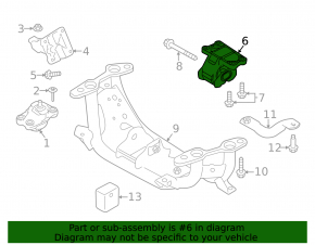 Land Rover Range Rover 13-21 3.0, 5.0 Gearbox Mount
