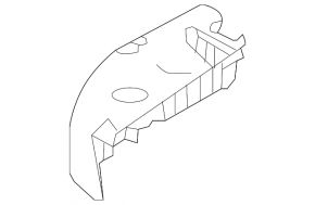 Seat Belt Guide Left Jaguar F-Pace X761 17-20 Black