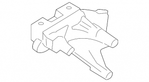 Engine bracket VW Passat b7 12-15 USA 2.0 TDI