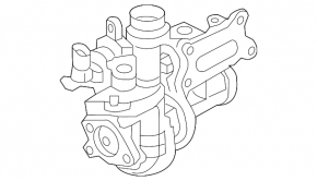 Turbine Infiniti QX50 19-25 2.0T 37k with cooling pipes