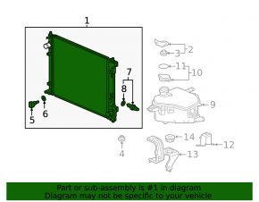 Honda Civic X FC 16-21 1.5T Water Cooling Radiator