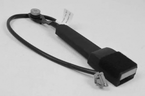 Jeep Grand Cherokee WK2 14-18 black driver's seat belt latch with sensor